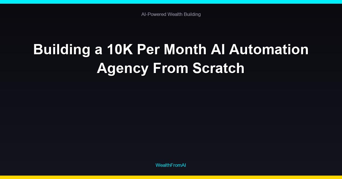 Building a 10K Per Month AI Automation Agency From Scratch 9 Building a 10K Per Month AI Automation Agency From Scratch