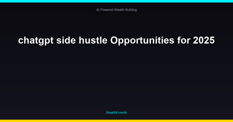 chatgpt side hustle Opportunities for 2025 161 chatgpt side hustle Opportunities for 2025