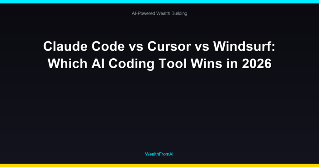 Claude Code vs Cursor vs Windsurf: Which AI Coding Tool Wins in 2026