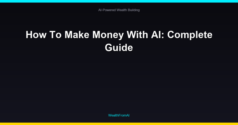 How To Make Money With AI: Complete Guide 1 How To Make Money With AI: Complete Guide