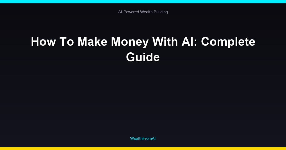 How To Make Money With AI: Complete Guide 14 How To Make Money With AI: Complete Guide
