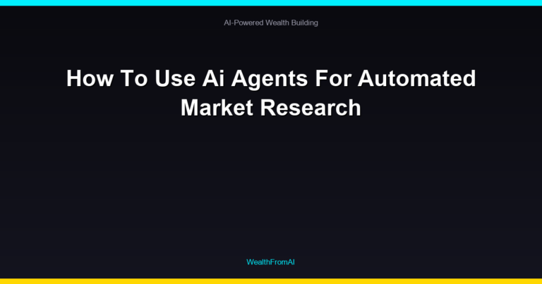 How To Use Ai Agents For Automated Market Research 48 How To Use Ai Agents For Automated Market Research