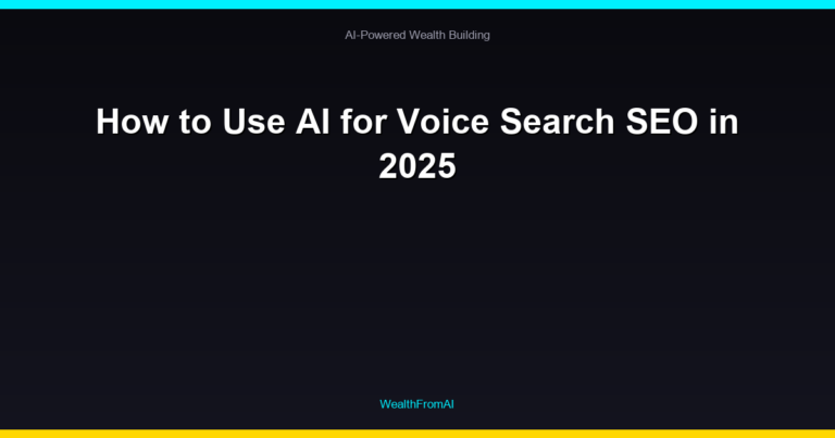 How to Use AI for Voice Search SEO in 2025 174 How to Use AI for Voice Search SEO in 2025