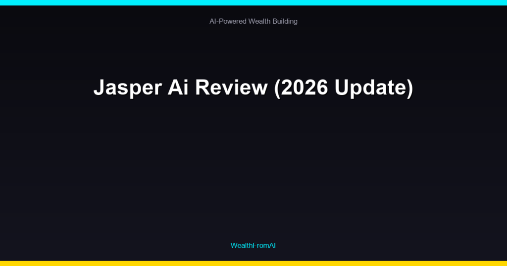 Jasper Ai Review (2026 Update)