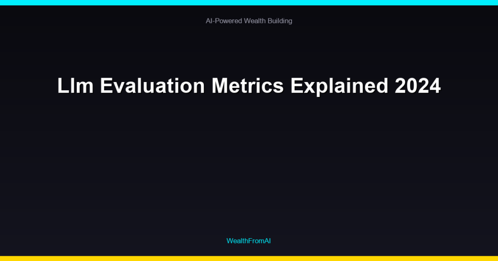 Llm Evaluation Metrics Explained 2024
