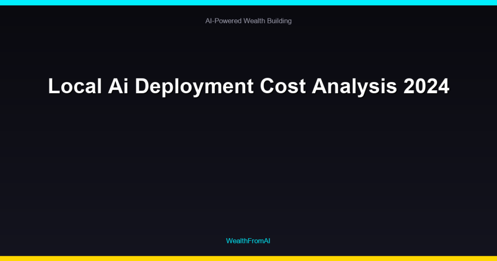 Local Ai Deployment Cost Analysis 2024