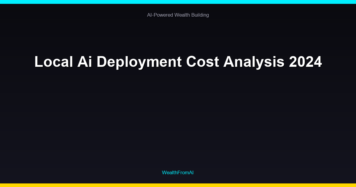 Local Ai Deployment Cost Analysis 2024 10 Local Ai Deployment Cost Analysis 2024