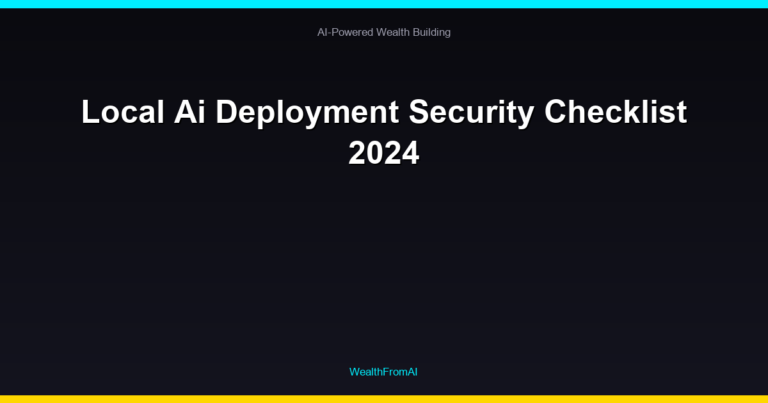 Local Ai Deployment Security Checklist 2024 65 blog featured local ai deployment security c