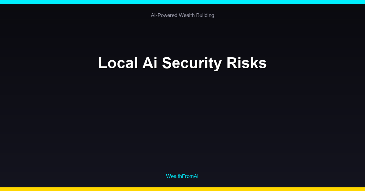 Local Ai Security Risks 37 Local Ai Security Risks
