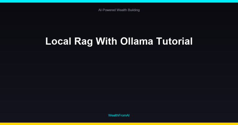Local Rag With Ollama Tutorial 31 Local Rag With Ollama Tutorial