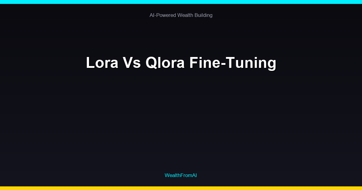 Lora Vs Qlora Fine-Tuning 72 Lora Vs Qlora Fine-Tuning