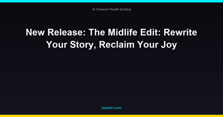 New Release: The Midlife Edit: Rewrite Your Story, Reclaim Your Joy