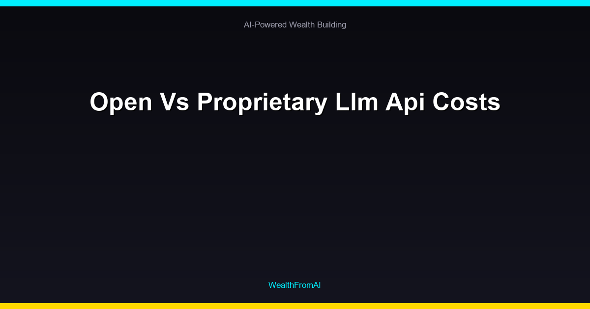 Open Vs Proprietary Llm Api Costs 111 Open Vs Proprietary Llm Api Costs