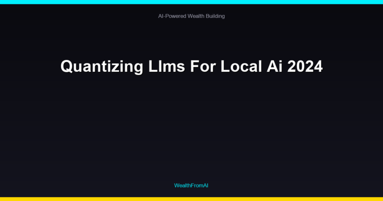 Quantizing Llms For Local Ai 2024 45 Quantizing Llms For Local Ai 2024