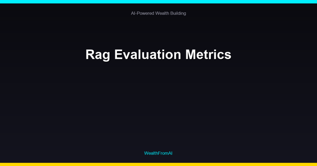 Rag Evaluation Metrics