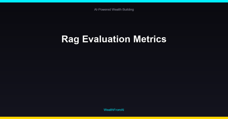 Rag Evaluation Metrics 1 Rag Evaluation Metrics