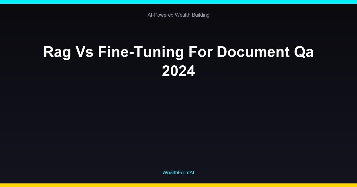 Rag Vs Fine-Tuning For Document Qa 2024 12 Rag Vs Fine-Tuning For Document Qa 2024