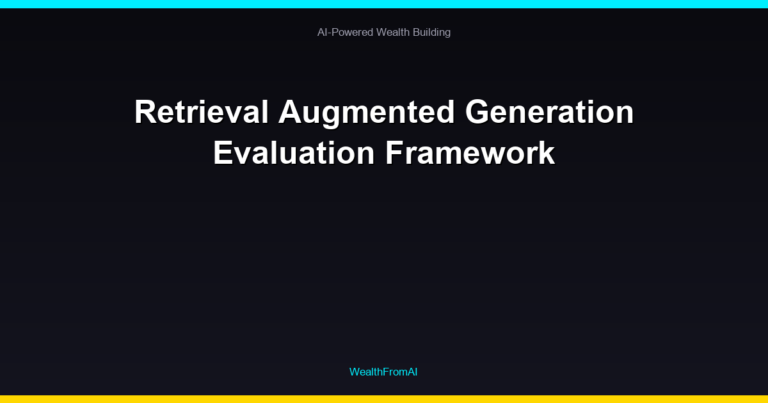 Retrieval Augmented Generation Evaluation Framework 28 Retrieval Augmented Generation Evaluation Framework