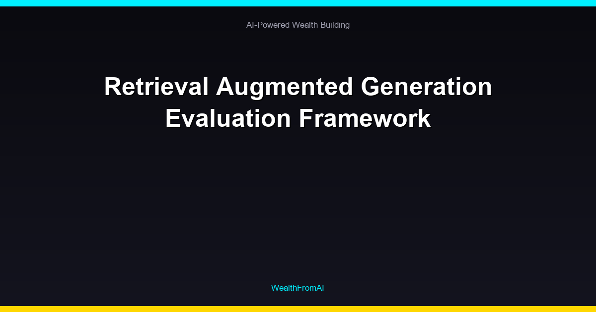 Retrieval Augmented Generation Evaluation Framework