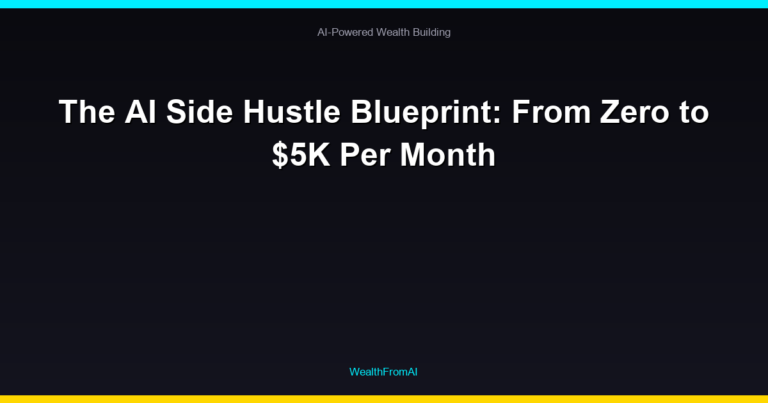 The AI Side Hustle Blueprint: From Zero to $5K Per Month 72 The AI Side Hustle Blueprint: From Zero to $5K Per Month