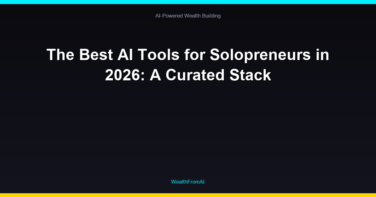 The Best AI Tools for Solopreneurs in 2026: A Curated Stack