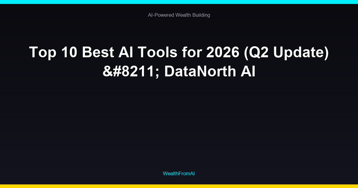 Top 10 Best AI Tools for 2026 (Q2 Update) - DataNorth AI 49 Top 10 Best AI Tools for 2026 (Q2 Update) – DataNorth AI