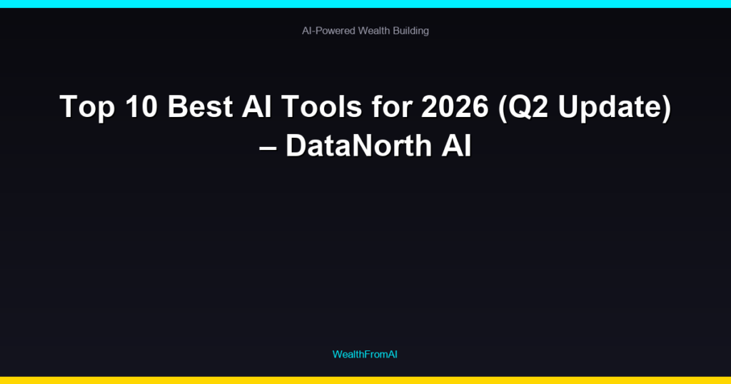 Top 10 Best AI Tools for 2026 (Q2 Update) – DataNorth AI
