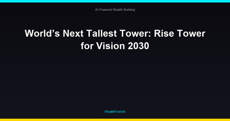 World’s Next Tallest Tower: Rise Tower for Vision 2030 23 World’s Next Tallest Tower: Rise Tower for Vision 2030