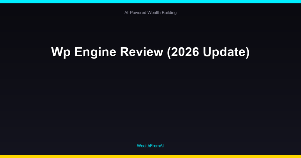 Wp Engine Review (2026 Update)
