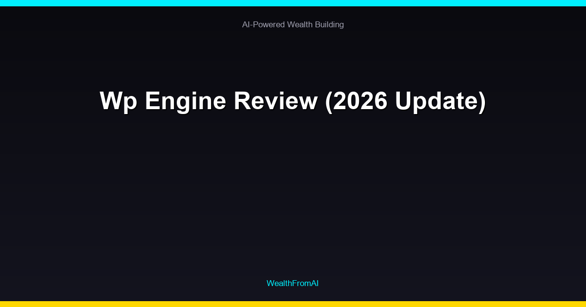 Wp Engine Review (2026 Update)